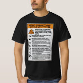 ABAR Waarschuwing T-shirt (Voorkant)
