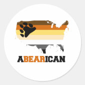 ABARICAANS - RONDE STICKER (Voorkant)