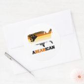 ABARICAANS - RONDE STICKER (Envelop)