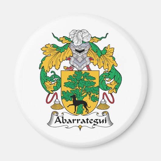 Abarrategui Family Crest Magneet (Voorkant)