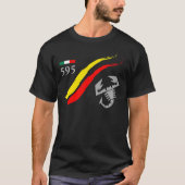 Abarth 595 Scorpion Black Car Classic T-Shirt (Voorkant)