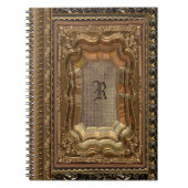 Abarue Victoriaans Monogram Notitieboek (Voorkant)