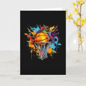 Äbäsketllco. Colorful Sketll Graphic Kaart (Gele Bloem)