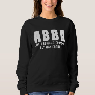 Abba als een opa maar veel cooler alleen veel Vade Trui