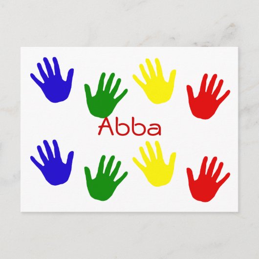 Abba Briefkaart (Voorkant)