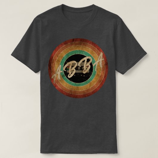 ABBA  Circle Art T-shirt (Design voorkant)