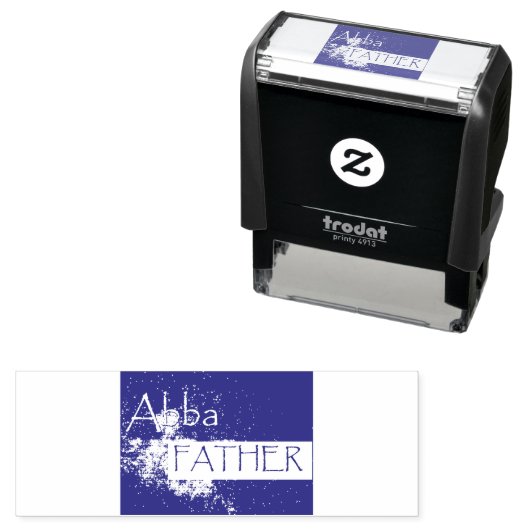 ABBA Father Stamp Zelfinktende Stempel (In situ)
