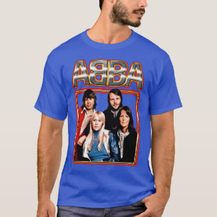 ABBA Groepsfotontwerp voor muziekliefhebbers 1 vri T-shirt