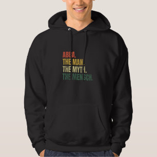 Abba het Man De mythe De Mensch Jiddische vader Ha Hoodie