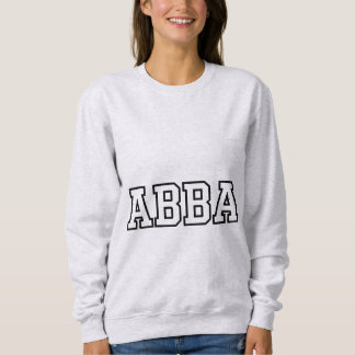 Abba Naam Typography Ontwerp Trui