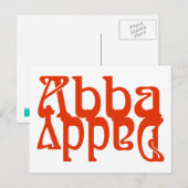Abba papa (Vader God) Briefkaart (Voorkant / Achterkant)