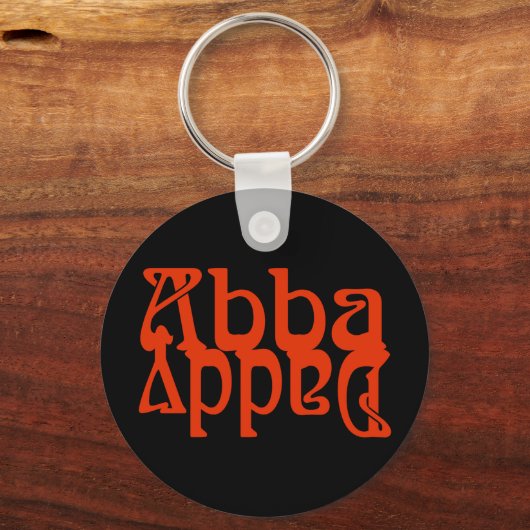 Abba papa (Vader God) Sleutelhanger (Voorkant)