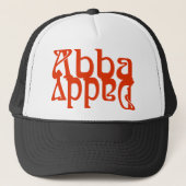 Abba papa (Vader God) Trucker Pet (Voorkant)