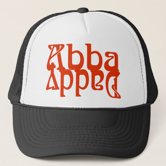 Abba papa (Vader God) Trucker Pet (Voorkant)