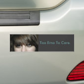 abbadab, ook de emo om te zorgen. bumpersticker (Op auto)