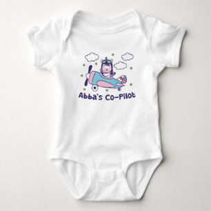 Abba's Co-Piloot - Eenhoorn Vliegtuig Romper