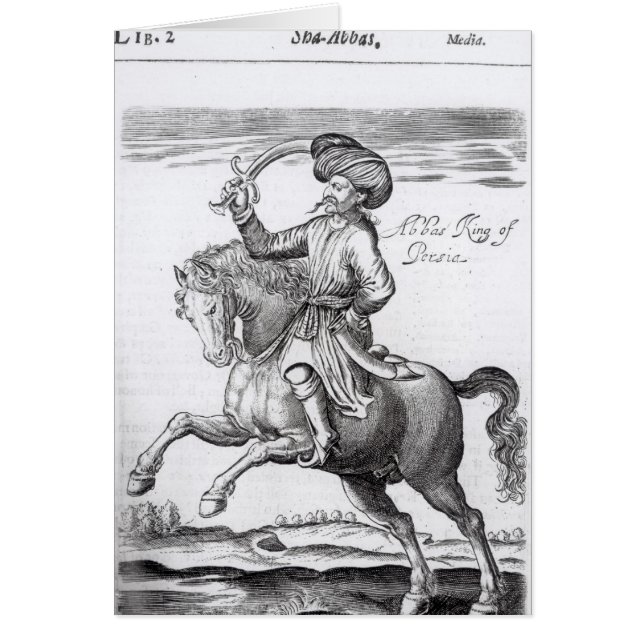 Abbas, koning van Perzië (Voorkant)