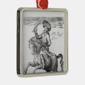 Abbas, koning van Perzië Metalen Ornament (Rechts)