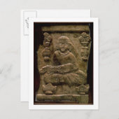 Abbasid Plaque, Irak of Iran, 12e eeuw (ivoor) Briefkaart (Voorkant / Achterkant)