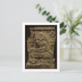 Abbasid Plaque, Irak of Iran, 12e eeuw (ivoor) Briefkaart (Staand voorkant)