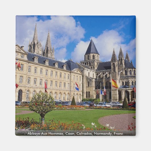 Abbaye Aux Hommes, Caen, Calvados, Normandië, Fran Magneet (Voorkant)