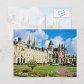 Abbaye Aux Hommes, Caen, Calvados, Normandy, Franc Briefkaart (Voorkant / Achterkant)