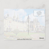 Abbaye Aux Hommes, Caen, Calvados, Normandy, Franc Briefkaart (Achterkant)
