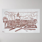 Abbaye de Valloires | Argoules, Frankrijk Poster (Voorkant)