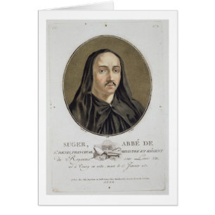 Abbe de Suger (1082-1151) uit 'Portraits des gran'