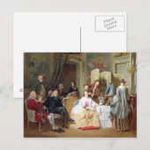Abbe Prevost reading "Manon Lescaut", 1856 Briefkaart (Voorkant / Achterkant)