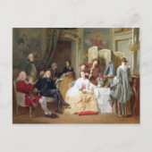 Abbe Prevost reading "Manon Lescaut", 1856 Briefkaart (Voorkant)