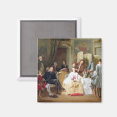 Abbe Prevost reading "Manon Lescaut", 1856 Magneet (Voorkant / Achterkant)