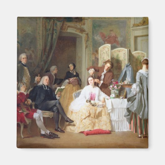 Abbe Prevost reading "Manon Lescaut", 1856 Magneet (Voorkant)