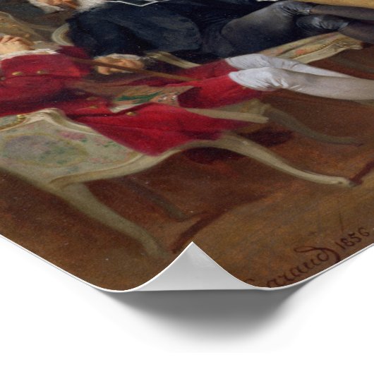 Abbe Prevost reading "Manon Lescaut", 1856 Poster (Hoek)