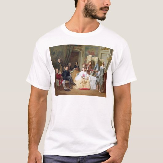 Abbe Prevost reading "Manon Lescaut", 1856 T-shirt (Voorkant)