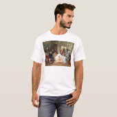 Abbe Prevost reading "Manon Lescaut", 1856 T-shirt (Voorkant volledig)