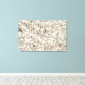 Abbeville Canvas Afdruk (Insitu (Houten vloer))