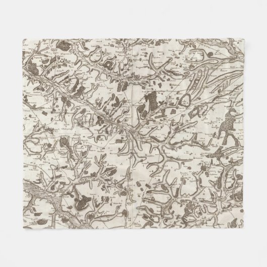 Abbeville Fleece Deken (Voorkant (Horizontaal))
