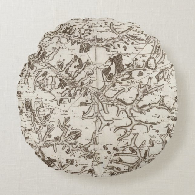 Abbeville Rond Kussen (Voorkant)