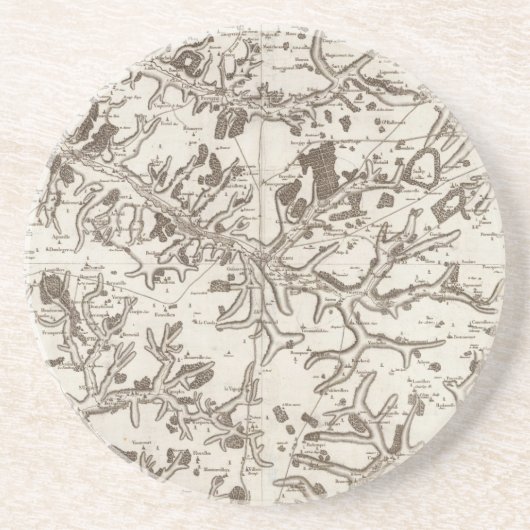 Abbeville Zandsteen Onderzetter (Voorkant)