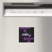 Abbey Designer Name Magnet (Insitu (Vaatwasser))