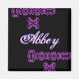 Abbey Designer Name Magnet