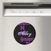 Abbey Designer Name Magnet (Insitu (Vaatwasser))