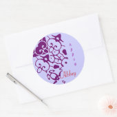 Abbey Designer Name Sticker (Envelop)