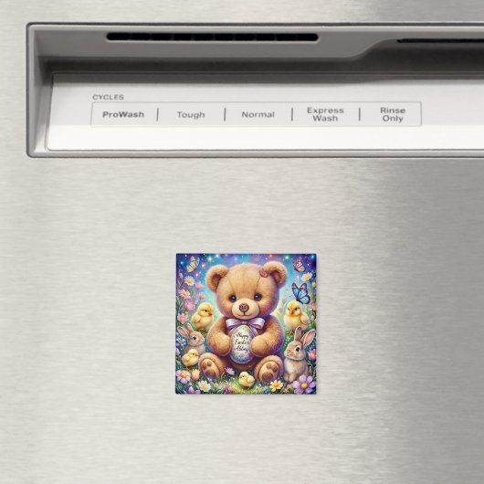 ABBEY ~ Easter Teddy ~  Magnet (Insitu (Vaatwasser))