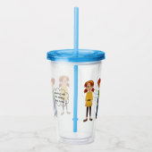 Abbey en Sam Acrylic Tumbler Acryl Drinkbeker (Rechts)