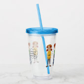 Abbey en Sam Acrylic Tumbler Acryl Drinkbeker (Links)