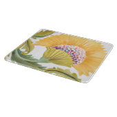 Abbey Floral Tegel - Geel Snijplank (Hoek)