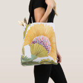 Abbey Floral Tegel - Geel Tote Bag (Dichtbij)