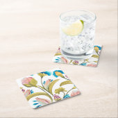 Abbey Floral Tegels - Spring Flowers Kartonnen Onderzetters (Insitu)